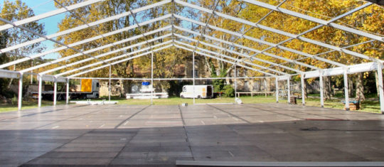hangar démontable