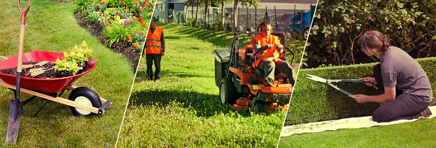 Travaux amenagement des espaces verts